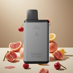 Adalya AD 10000パフ コーラドラゴン スペースグレー ジャパン まとめ買い USB-C 650mAh