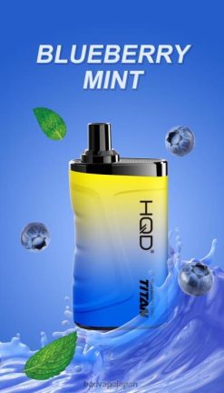 HQD Vape Flavours - HQD TITAN 7000パフ ブルーベリーミント 4NXV26