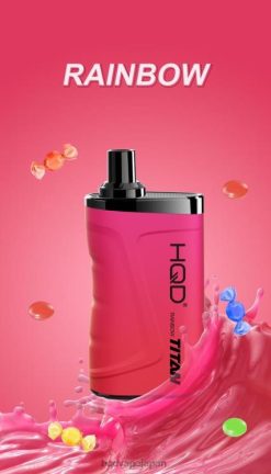 HQD Vape Review - HQD TITAN 7000パフ 虹 4NXV27