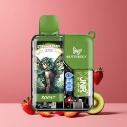 JNR Butterfly 8500 Puffs ストロベリーキウイ ジャパン まとめ買い 1200mAh 15ml 1.0ohm メッシュコイル