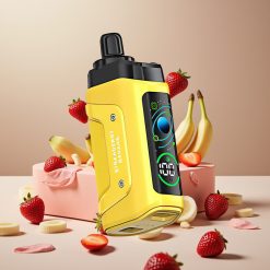 Razz Bar 45000パフ ストロベリーバナナ ジャパン まとめ買い 1.0オームメッシュコイル 650mAh